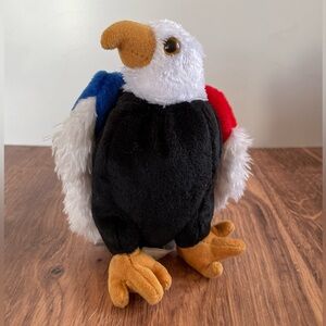 3 FOR $25: Authentic TY Beanie Babies Free the Eagle, 2004. NWT
